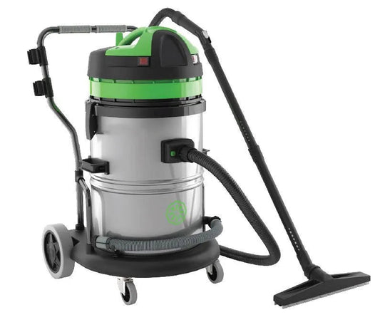 IPC Wet/Dry Canister Vacuum, 17 Gal Steel Tank, With Hose & Tool Kit